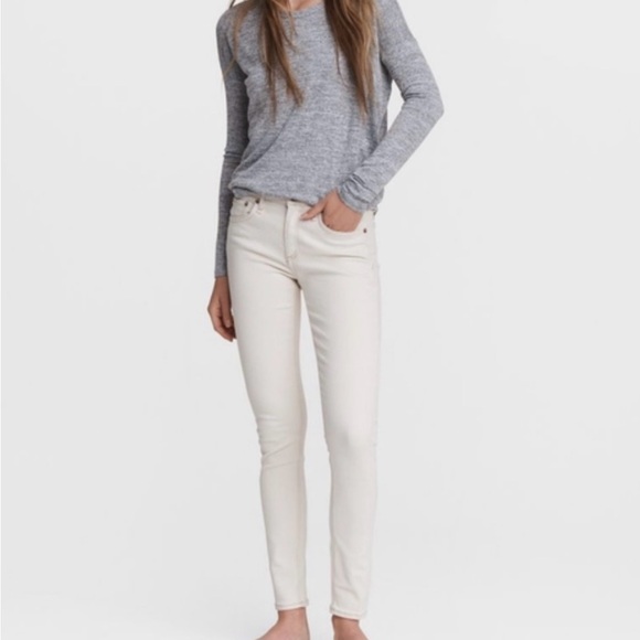 Rag & Bone "Cate” Mid-Rise Ankle Skinny Jeans - Picture 2 of 14
